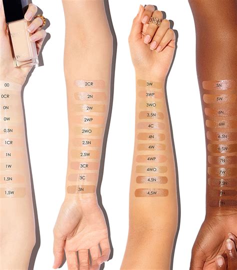 dior forever skin glow recensioni|dior forever foundation color chart.